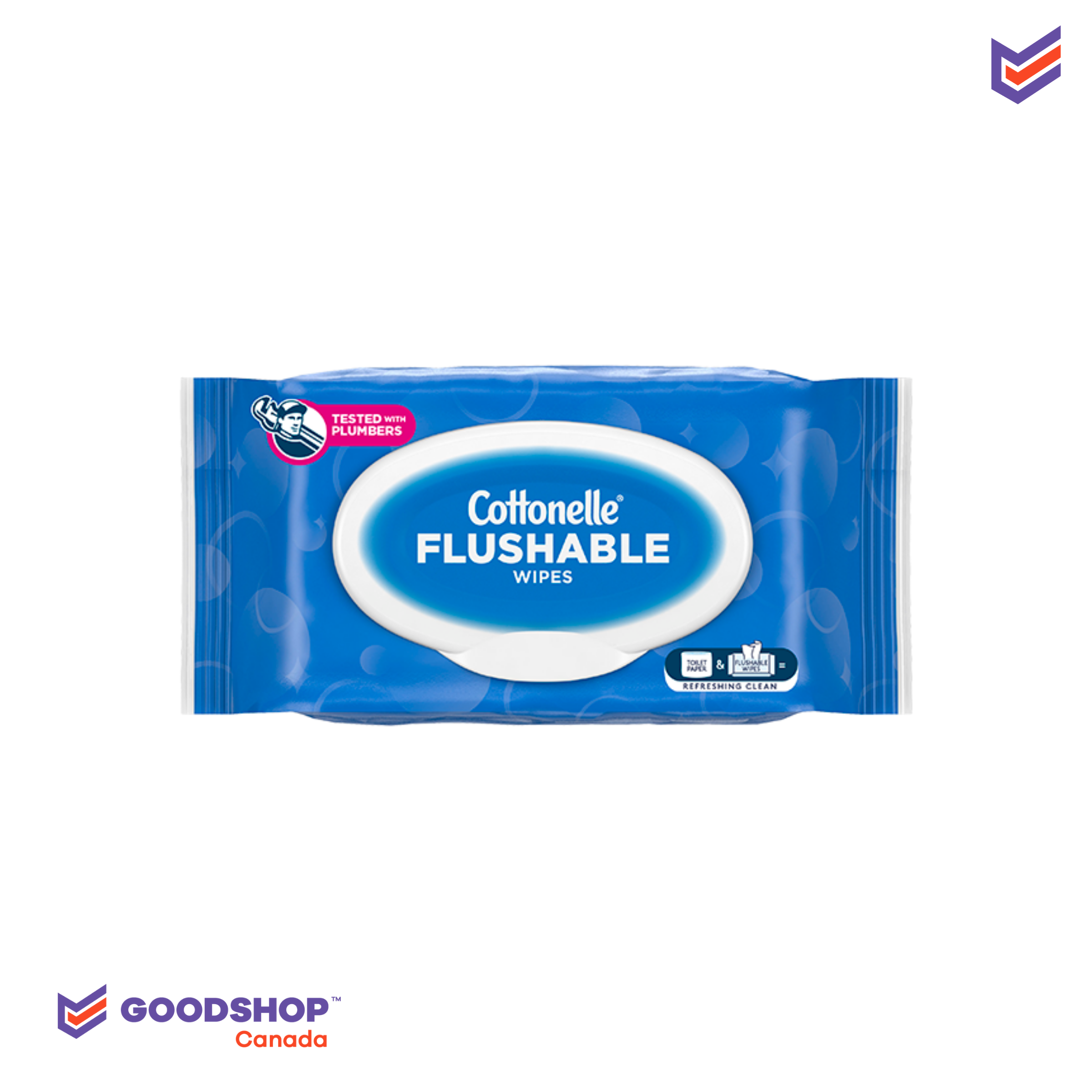 Lingettes Cottonelle Flushable