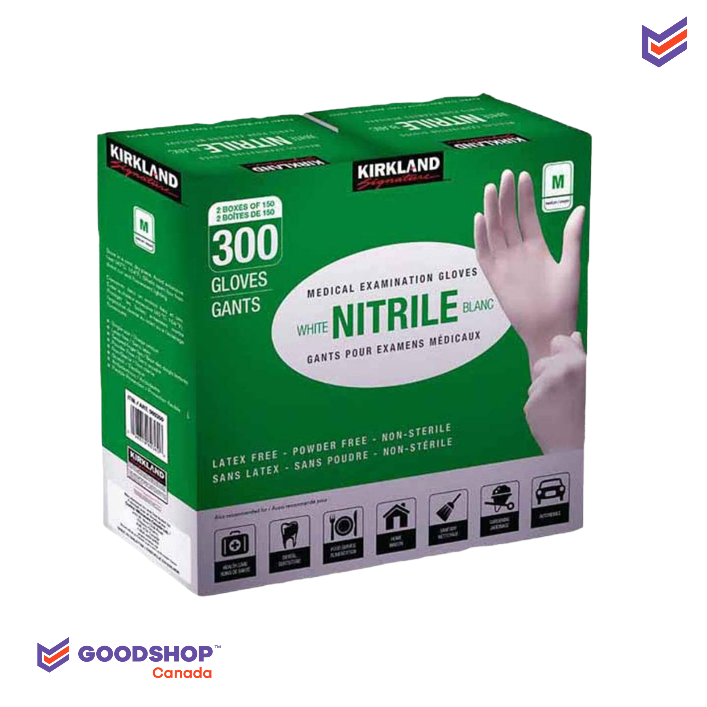 Kirkland Signature - Nitrile Gloves for Medical Examination