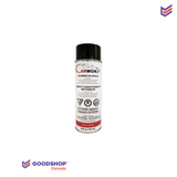 Black bitumen coating with high rubber content for underbody protection, aerosol