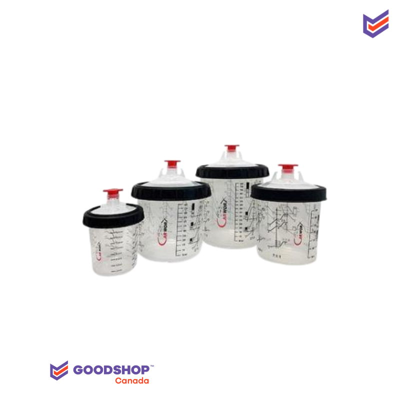 Système de godets jetables PCS pour peinture à base d'eau, 50/caisse